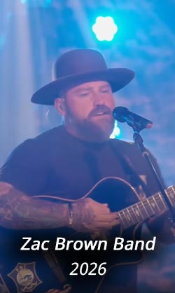 Zac Brown Band 2026 Tickets